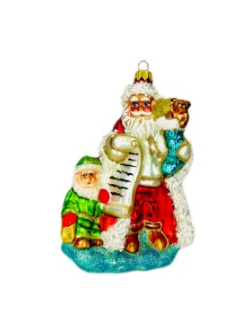 Pokaż szczegóły dla Mikołaj ze gnomem 0244X Obrazek Mikołaj ze gnomem 0244X