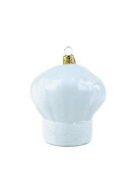 Show details for White chef's hat 2473A Picture of White chef's hat 2473A