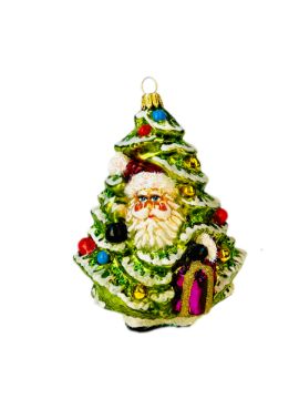 Show details for Santa stuck in a christmas tree 2195X Picture of Santa stuck in a christmas tree 2195X