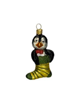 Show details for Penguin in sock 1930A Picture of Penguin in sock 1930A
