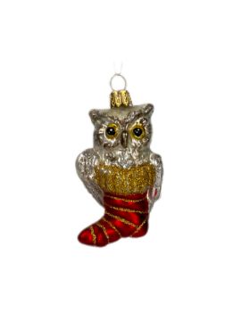 Show details for Owl In sock 2025X Picture of Owl In sock 2025X