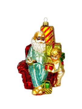 Pokaż szczegóły dla Mikołaj w fotelu 1253X Obrazek Mikołaj w fotelu 1253X