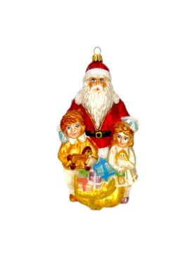 Pokaż szczegóły dla Mikołaj z dziećmi 1152B Obrazek Mikołaj z dziećmi 1152B