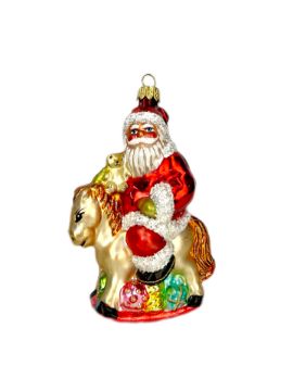 Pokaż szczegóły dla Mikołaj na bujanym koniu 0494X Obrazek Mikołaj na bujanym koniu 0494X