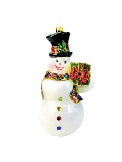 Picture of Happy snowman with surprise 2634X