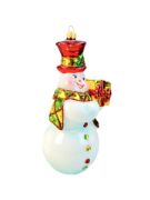 Picture of Happy snowman with surprise 2634A