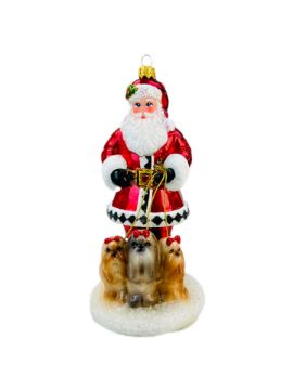Show details for Santa with dogs 2700X Picture of Santa with dogs 2700X