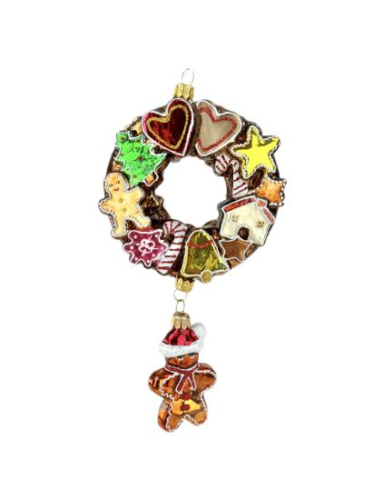 Picture of Gingerbread wreath 1973X