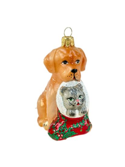 Obrazek Dog with cat 2794A