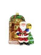 Picture of Santa by the door 2345X
