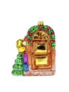 Picture of Santa by the door 2345X